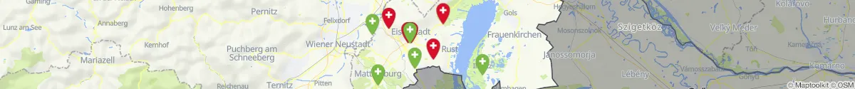 Map view for Pharmacies emergency services nearby Sankt Georgen am Leithagebirge (Eisenstadt (Stadt), Burgenland)